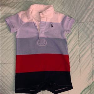 Baby Cotton Polo Romper